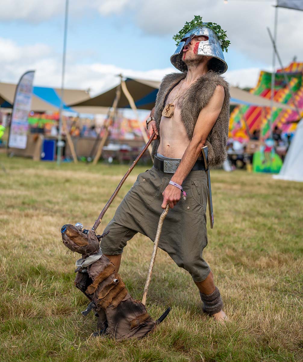 Man with dog